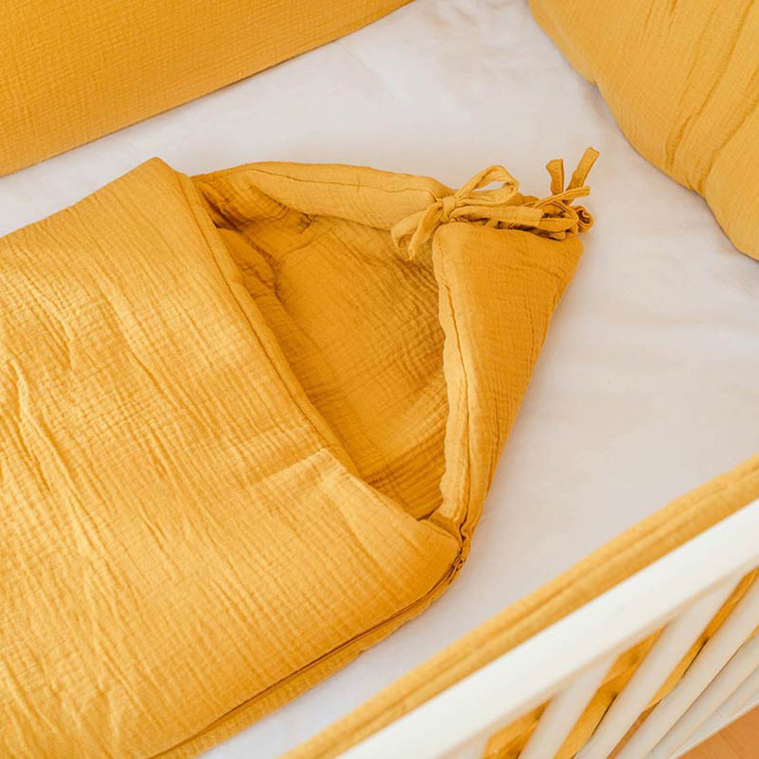Babynest van honing biologisch katoen