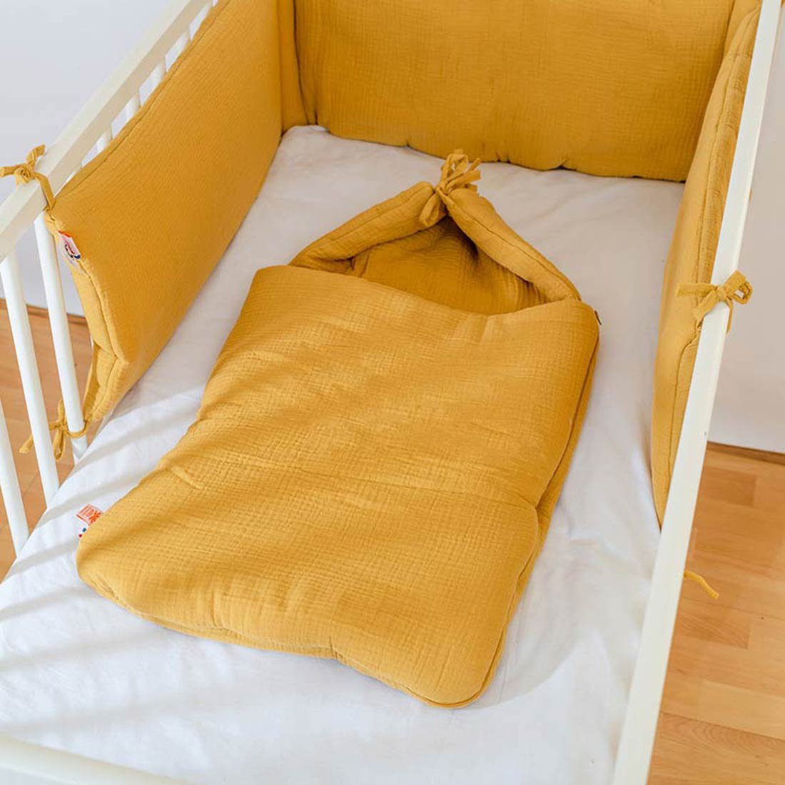 Babynest van honing biologisch katoen