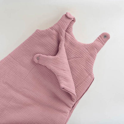 Biologisch katoenen winterslaapzak roze