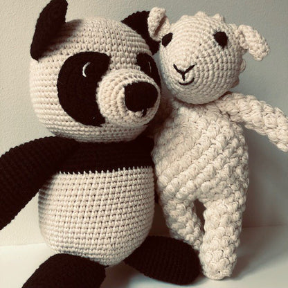 Luna-Leena lam Dolly knuffel gebroken wit - biologisch katoen