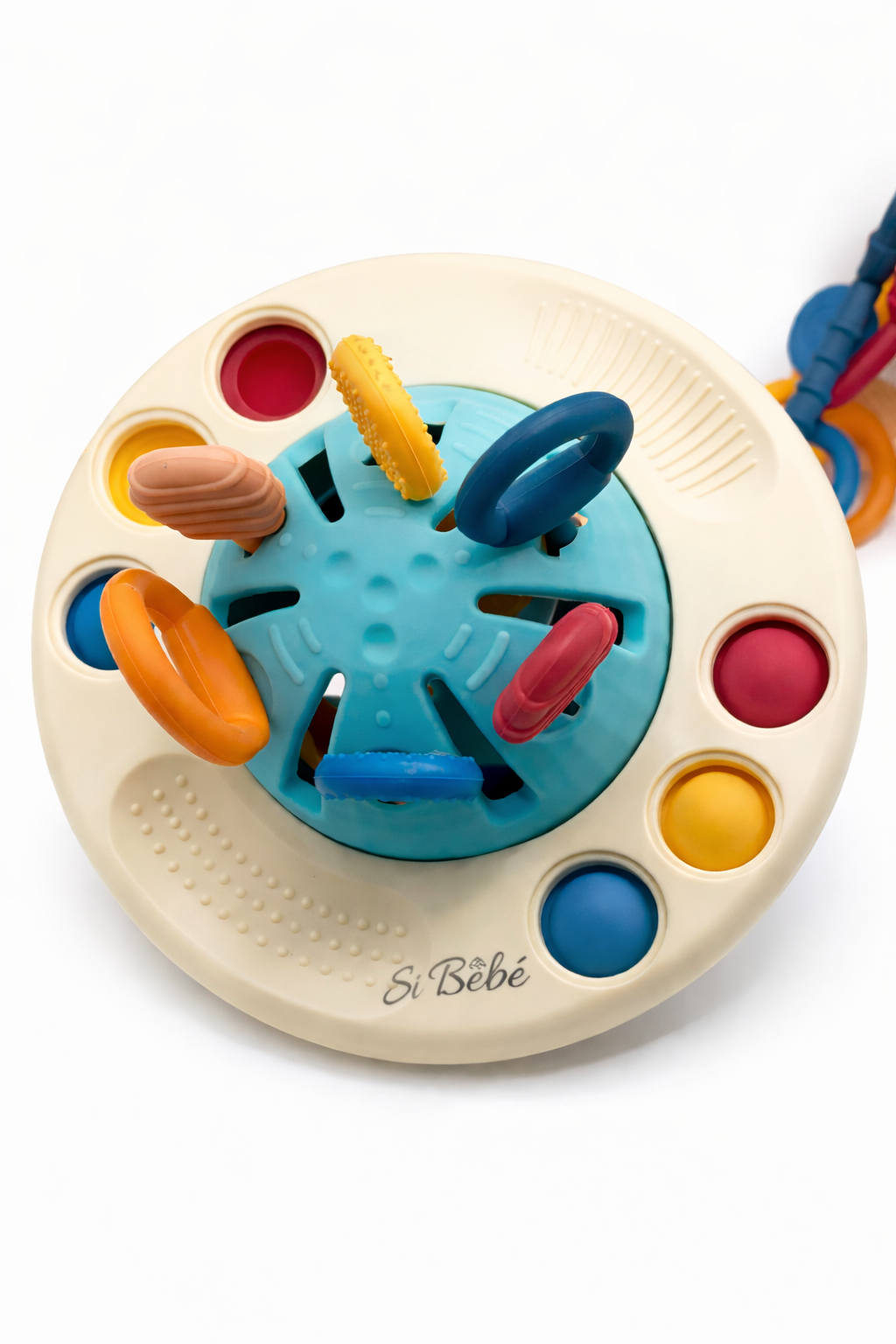 Silicone Octo Play – BPA-vrij zintuigstimulerend babyspeelgoed (0-24 maanden)