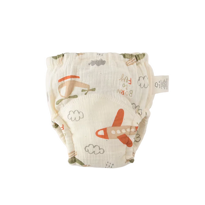 Mousseline katoenen wasbare luiers (18+ maanden)