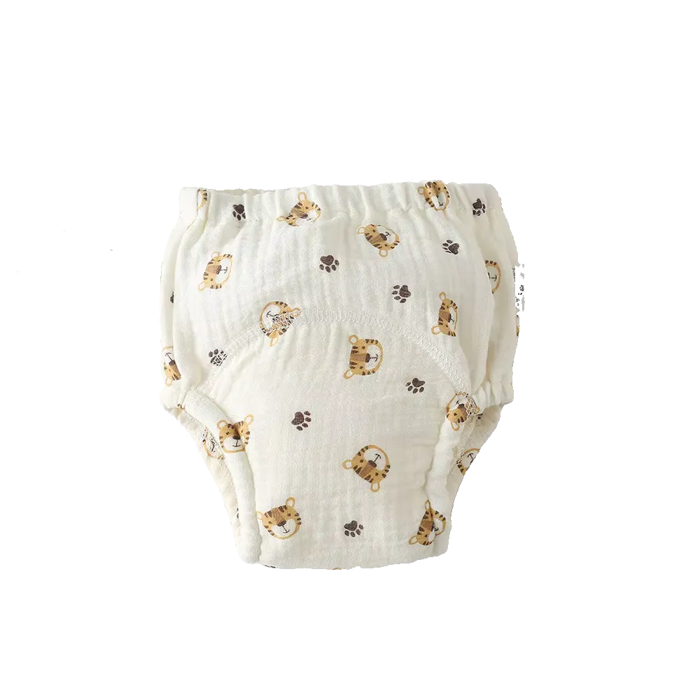 Mousseline katoenen wasbare luiers (18+ maanden)