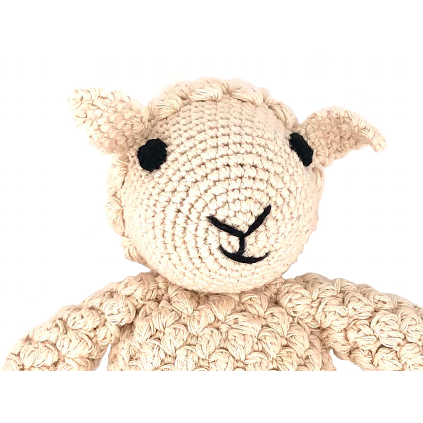 Luna-Leena lam Dolly knuffel gebroken wit - biologisch katoen