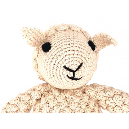 Luna-Leena lam Dolly knuffel gebroken wit - biologisch katoen